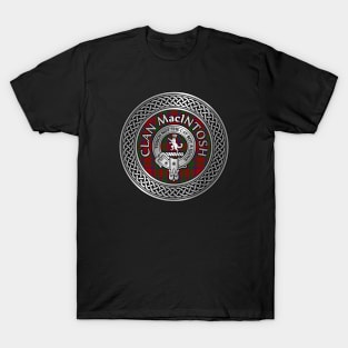 Clan MacIntosh Crest & Tartan Knot T-Shirt